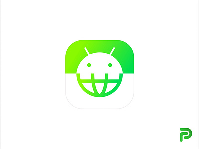 Android Logo android android app android app design android app development app icon app logo app logo design branding design icon illustration logo simple clean minimal app logo