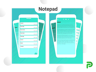 Notepad App UI app icon app logo app logo design branding design icon illustration logo notepad simple clean minimal app logo ui