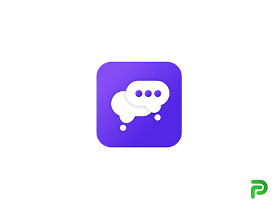 Messaging App Logo app icon app logo app logo design branding design icon illustration logo message app messaging messaging app messenger simple clean minimal app logo ui