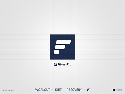 FitnessPro Logo branding design logo