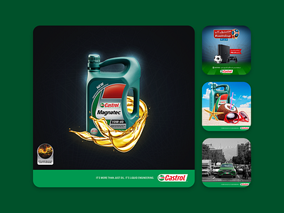 Castrol Iran Instagram Posts design instagram post social media design