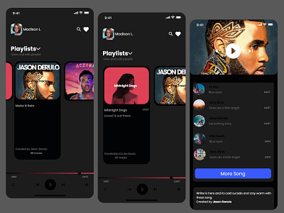 music App app apple branding design mobile moblieapp ui