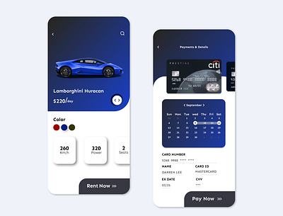 payment&Details Screen app branding dailyui design figma figmadesign mobile moblieapp ui