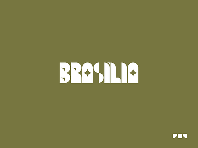 Brasília Minialist branding design graphic design illustration lettering logo typography vector