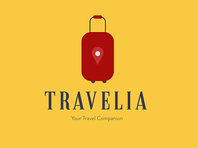 Travelia Travel Logo Design Samples branding design illustration location logo sample logo logo design sample modern logo design samples travel logo travelling logo vintage logo design