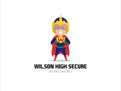 WILSON HIGH SECURE 99 animation contest design icon illustration logo logos logotype safety secure typography ux