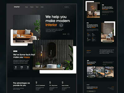 Interior Design Landing Page