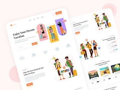 Explore - Travel Agency Landing Page