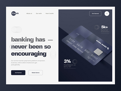 Credit Card Service Landing Page | Hero Header 💳 agencywebdeisgn bankingwebsitedesign cardservicewebdesign corporatewebdesign creditcardweb design financewebdesign landing page design landingpage minimal modern design trendywebdesign ui uidesign uiuxdesign web webdesign webmodern website