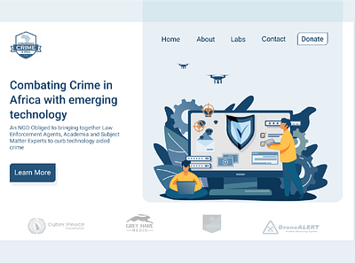 Technology Against Crime Africa design drone drones illustration illustrator ngo sleek uav ui ux vector web website