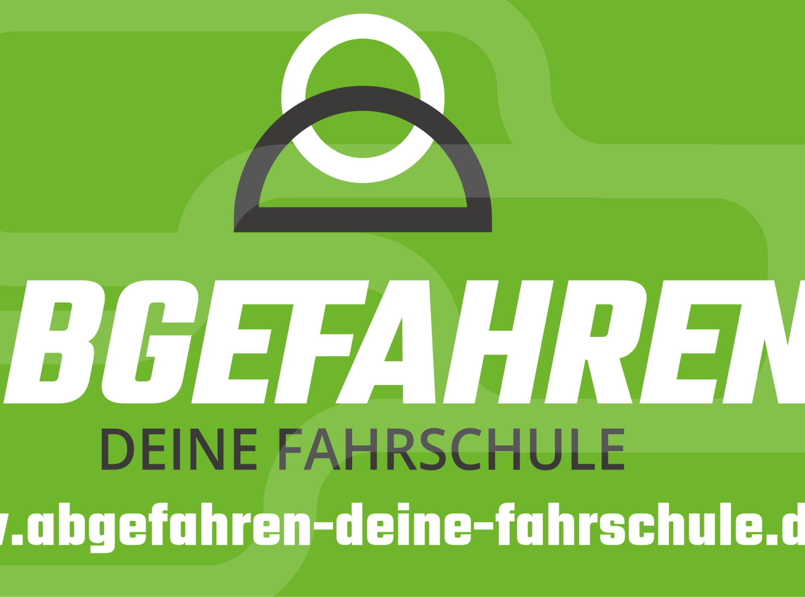 Abgefahren - Deine Fahrschule Sign by Daniel Böttcher on Dribbble