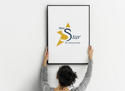New Star Bag Company logo. branding creative design design logo vector