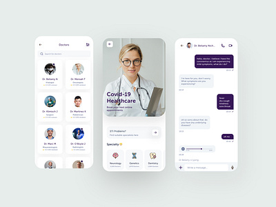 Medical app design.