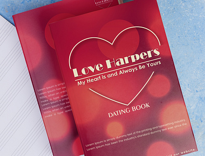 Book cover Design book cover design dating love vectorart