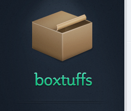 Boxtuffs icon box brown green icon