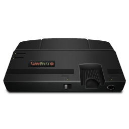 Turbo Grafx 16 black console g grafx icon turbo