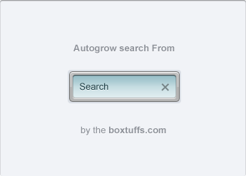Autogrow Search blue boxtuffs cool css3 cssicons grey jquery search