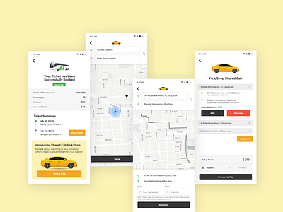 Shared Cab Ride | Design Test Assignment