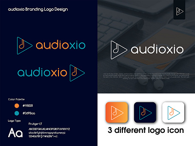 Audioxio Logo Design