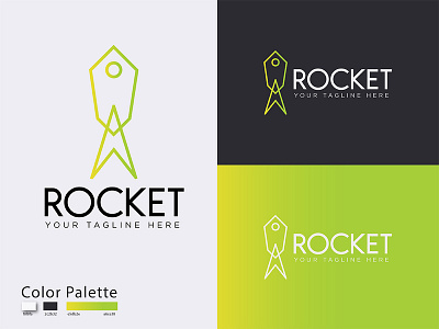 Rocket Logo agent agents apparel application brand branding business clean clothing club community
