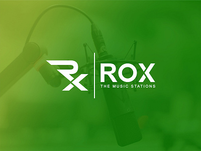 Rox Music Logo Design "Rx" brand identity branding logo corporate identity logo design logo designer logos.