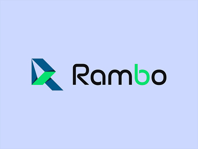 R Letter  Rambo Logo  Design