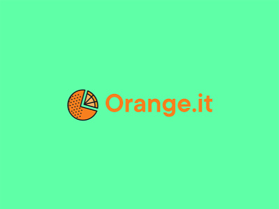 Orange it logo brand brand design brand identity branding logo corporate icon identity illustration it app it services logo design logo designer logos