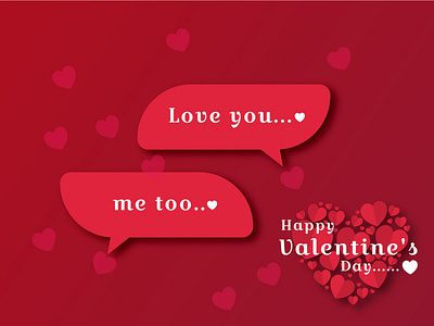 Chat With Happy Valentine S Day By Design Arts On Dribbble