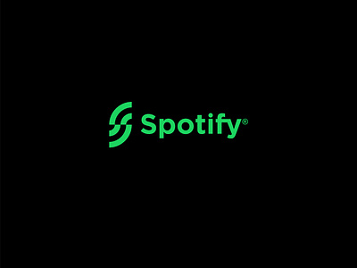 SPOTIFY @spotify Redesign Logo Design Concept