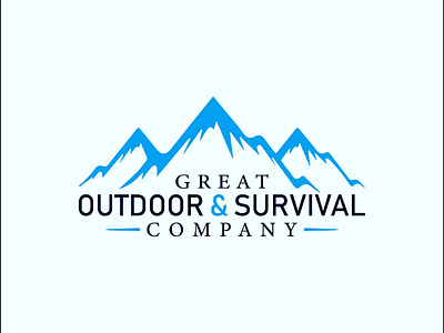 Great Outdoor & Survival Company Logo logos logo