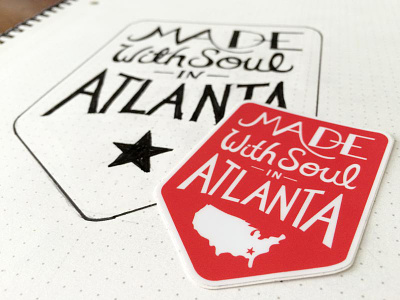 Made With Soul In Atlanta atlanta hand lettering switchyards