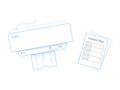 Printer Illustration