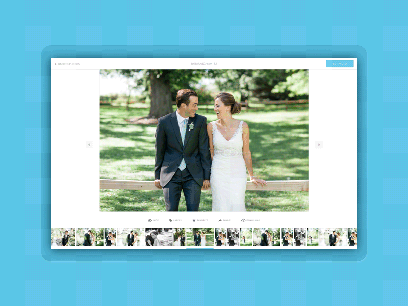 Responsive Photo Detail gallery mobile photography responsive tablet ui web