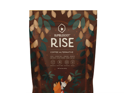 Morning Drink Design animal design floral food packaging illustration packaging vector