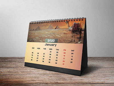 Table Calendar Design book cover branding calendar 2020 calendar design design flat icon illustration print print design