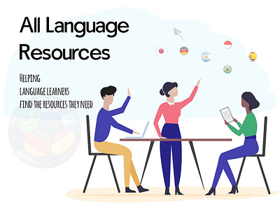 Blog Banner Design for language club