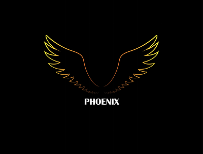 pheonix art flat illustration illustrator logo vector