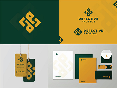 Defective Protege brand design brand identity branding branding design design flat graphic design logo logo design minimal typography