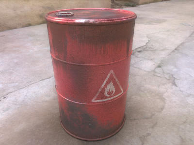 3D Fuel Barrel