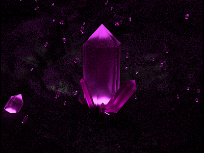 3D Crystal Cave 3d boredom crystal octane purple