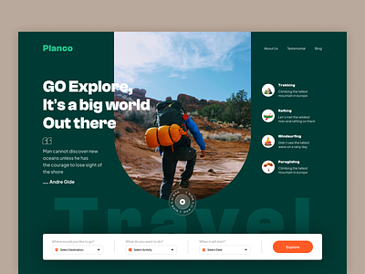 Travel Agency Landing Page