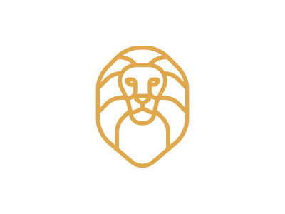Lion africa animal capital crown king lion logo mane morecolor