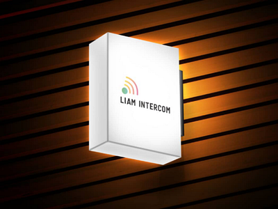 Brand Logo for Liam Intercom branding logo networking