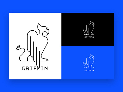 Griffin Dribbble design griffin icon illustration