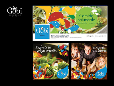 Gobi branding design restaurant socialmedia