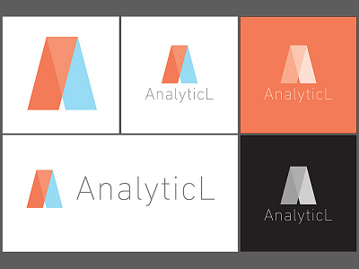 Done! AnalyticL Brand branding fine geometric light logos overlay