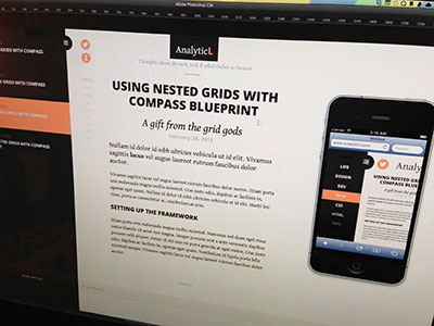 AnalyticL blog minimal responsive type