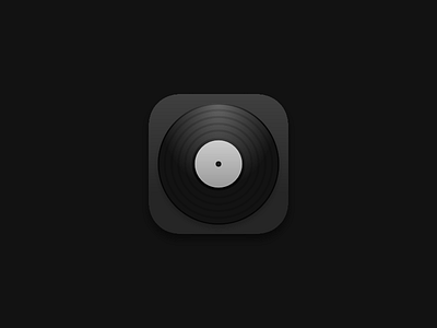 Shellac – Icon app icon interface ios music player shellac