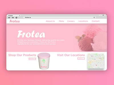 Frotea Concept Design design illustration ui ux web website