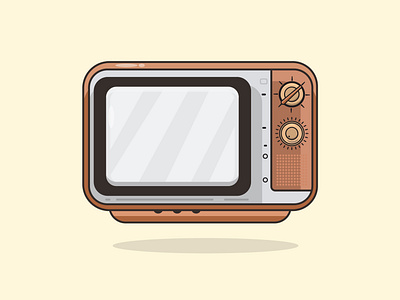 Television In Retro Style